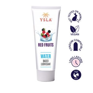 Lubricante Base Agua Frutos Rojos